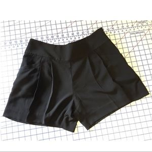 LOFT drapes pleated shorts, high-waisted